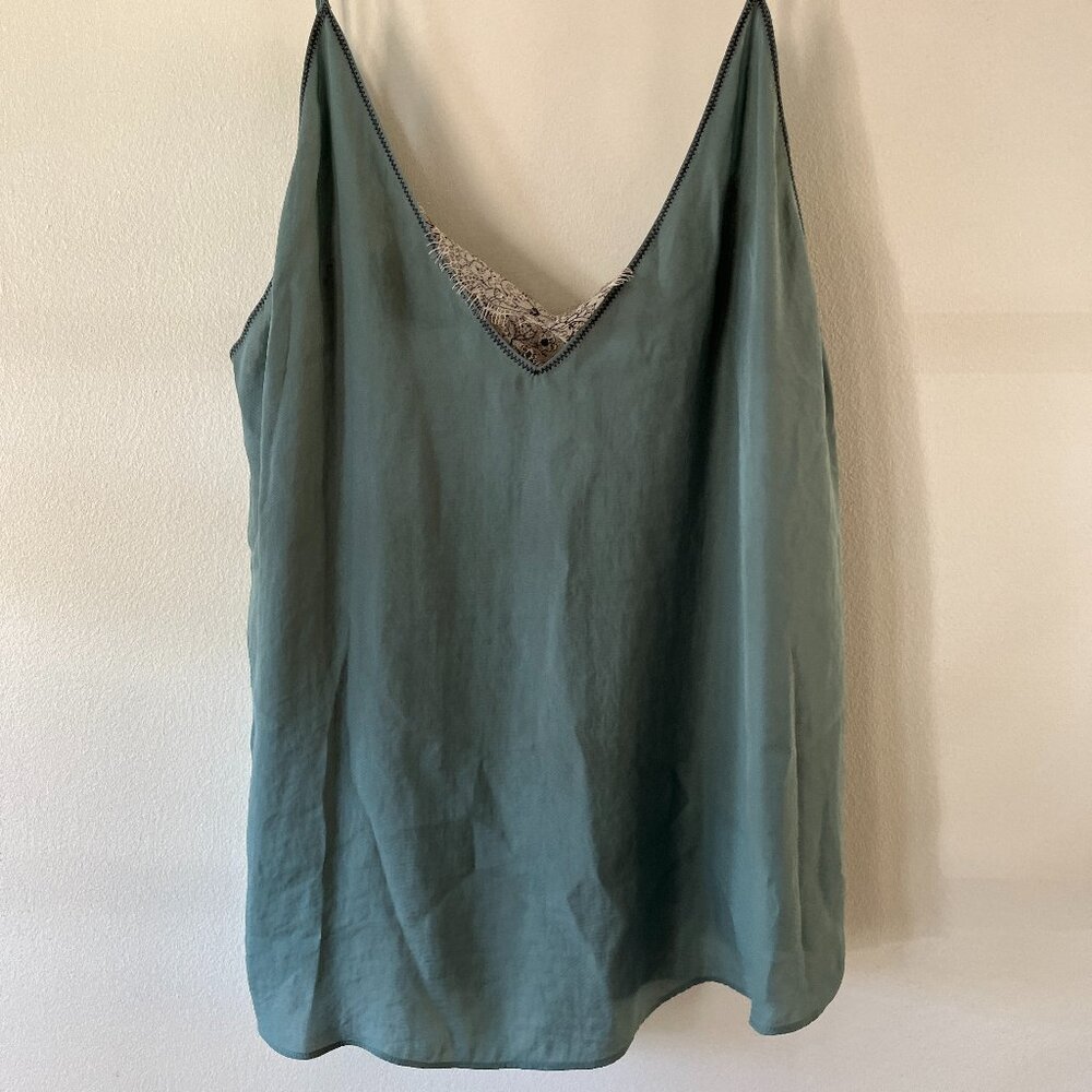 Intimately Free People - Lace Lined Drapey Tank - M
